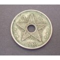 Coin - Belgian-Congo 1910 5 ces error