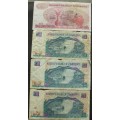Banknote - Zimbabwe 10+20 x 4 used