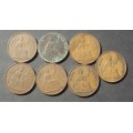 Coin Great Britain Pennies King George VI x 7