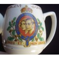 Coffee cups x 2 King George VI 1937 Coronation