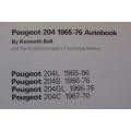 Book - workshop Manual Peugeot 204/L/GL/C/b  1965-1976