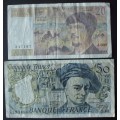 Banknotes France 20/50 Francs 1990 fine