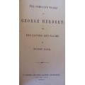 Book-Complete Works of George Herbert + Satires/ Psalms of Bishop Hall 1857