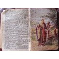 Bible - King James pocket size antique illustrated.
