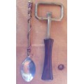 Brass Bottle opener + Spoon unusual