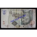 Banknote R10 RSA old Gill marcus