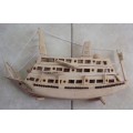 Wooden Ship MSC Sinfonia carved x 2