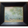 Paintings x 2 - Oil - Ladysmith/St.helena Bay vintage/antique