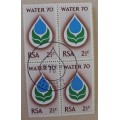 Stamp - RSA Water 1970 MLH CTO
