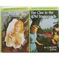 Book-Nancy Drew Mysteries- x 2 hardcover mint.