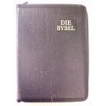 Book - Die Bybel 1957 - Leather + Zip used