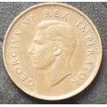 Coin -SA Farthing 1943 B - AU