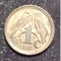 Coin - RSA 1 Cent - 1993 - Rim Error - AU