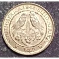 Coin -SA Farthing 1944 - AU