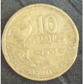 Coin - France 10 Francs 1951 - fine