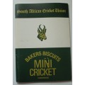 Book - Bakers Biscuits Mini cricket - 1988 - unused
