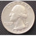 Coin - Usa - Quarter - 1967 - VF