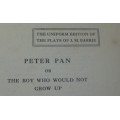 Book - Peter Pan - The Plays Of J.M.Barrie 1928