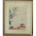Painting - Chinese - On Paper - Framed - Vintage