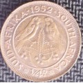 Coin - Union SA - Farthing 1952 - Ef - Rim Error
