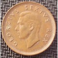 Coin - Union SA - Farthing 1952 - Ef - Rim Error