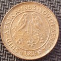 Coin - Union SA - Farthing 1953 - Ef - Rim Error