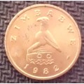 Coin - Zimbabwe 1 Cent 1982 - UNC - 01 - Rare