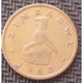 Coin - Zimbabwe 1 Cent - 1988 - EF - Rare