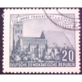 Stamp - East Germany - DDR - Frankfurt 1953 - used