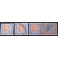 Stamp - Rhodesia + Nyasaland - 1960 x 4 - High Value