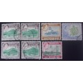 Stamp - Rhodesia + Nyasaland x 7 - High Value