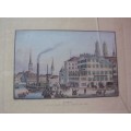 Print - Zurich - Litho - Antique