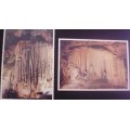 Postcard x 2 - Kango Caves - Vintage - Unused