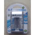 Battery Charger - AA - + 2 Batteries