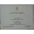 Book - Royal Wedding - Sarah + Andrew - 1986 - Invitation - Mint
