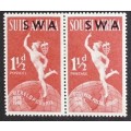 Stamp - RSA blocks 3 SWA overprint 1949