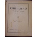 Book - Huckleberry Finn - Tom Sawyers Comrade - Mark Twain - 1941