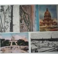 Postcards x 5 - Paris - Unused - Vintage