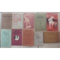 Booklets x 10 - UK - Antique