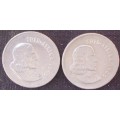 Coin - RSA 1965 - 5 Cents x 2 - Afrikaans