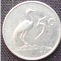 Coin - RSA 5 Cent - 1966 - English