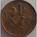 Coin - RSA 1 Cent - 1969 VF - Suid Afrika