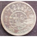 Coin - Macau - 50 Avos - 1952 - Rare