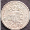 Coin - Angola - 2,5 Escudos - 1953