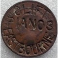 Token - Clift Pianos - French Coin - 10 Cent. - 1856 - Rare