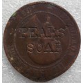 Token - Pears Soap - On French Coin 1855 - Rare