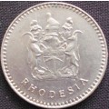 Coin - Rhodesia - 20 Cents - 1977
