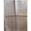 Newspaper - The Times - London - 1936 - + Insert George IV
