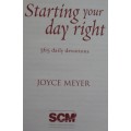 Bible/Book - Starting Your Day Right - Joyce Meyer - 2003
