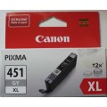 Printer Ink - Canon - Pixma 451 - Grey - Original